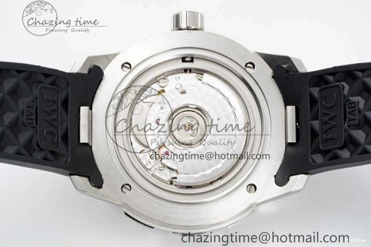 MIROTIME 0131 Aquatimer Automatic SS RSF 1:1 Best Edition White Orange Dial on Black Rubber Strap A Supportive 7069